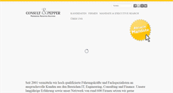 Desktop Screenshot of consultandpepper.com